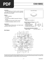 CXA1585Q - RGB Decoder PDF