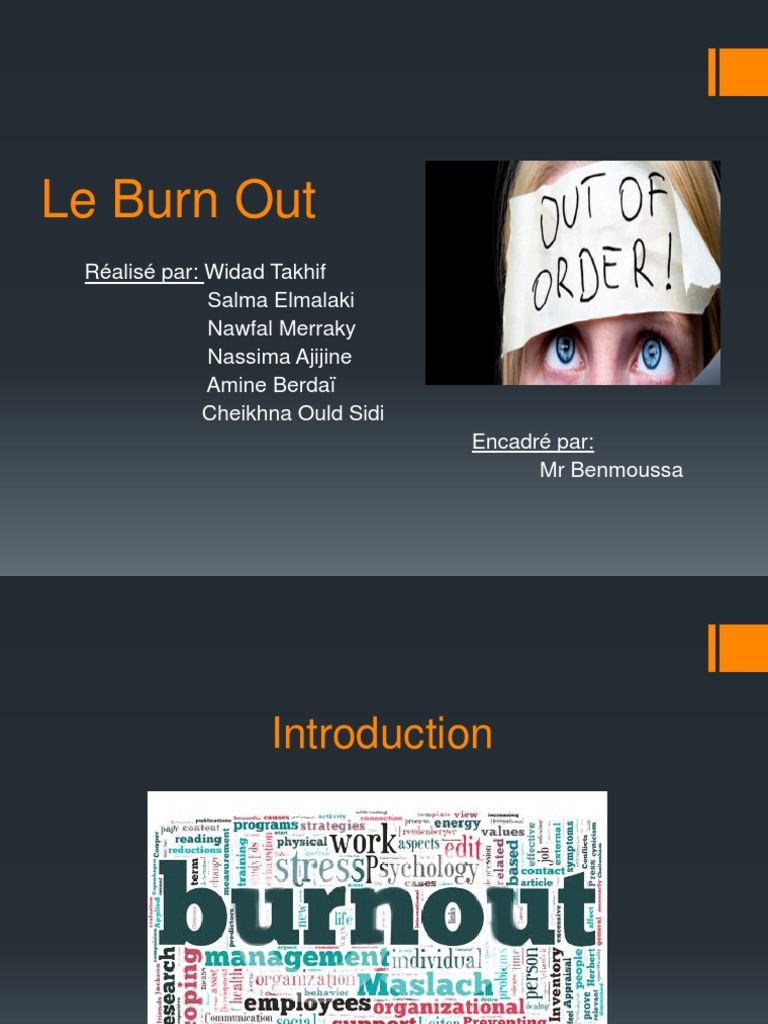 Comprendre le Burn Out et ses causes | PDF | Syndrome d'épuisement ...