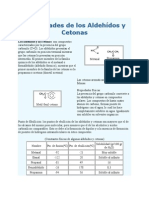 Propiedades de Los Aldehídos y Cetonas