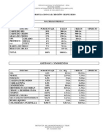 5 FORMULACI+ôN SALCHICH+ôN CERVECERO