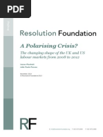 Download A Polarising Crisis The changing shape of the UK and US labour markets from 2008 to 2012 by ResolutionFoundation SN183978630 doc pdf