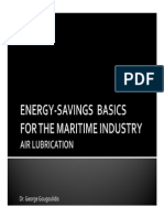 Energy-Savings Basics For The Maritime Industry - Air Lubrication