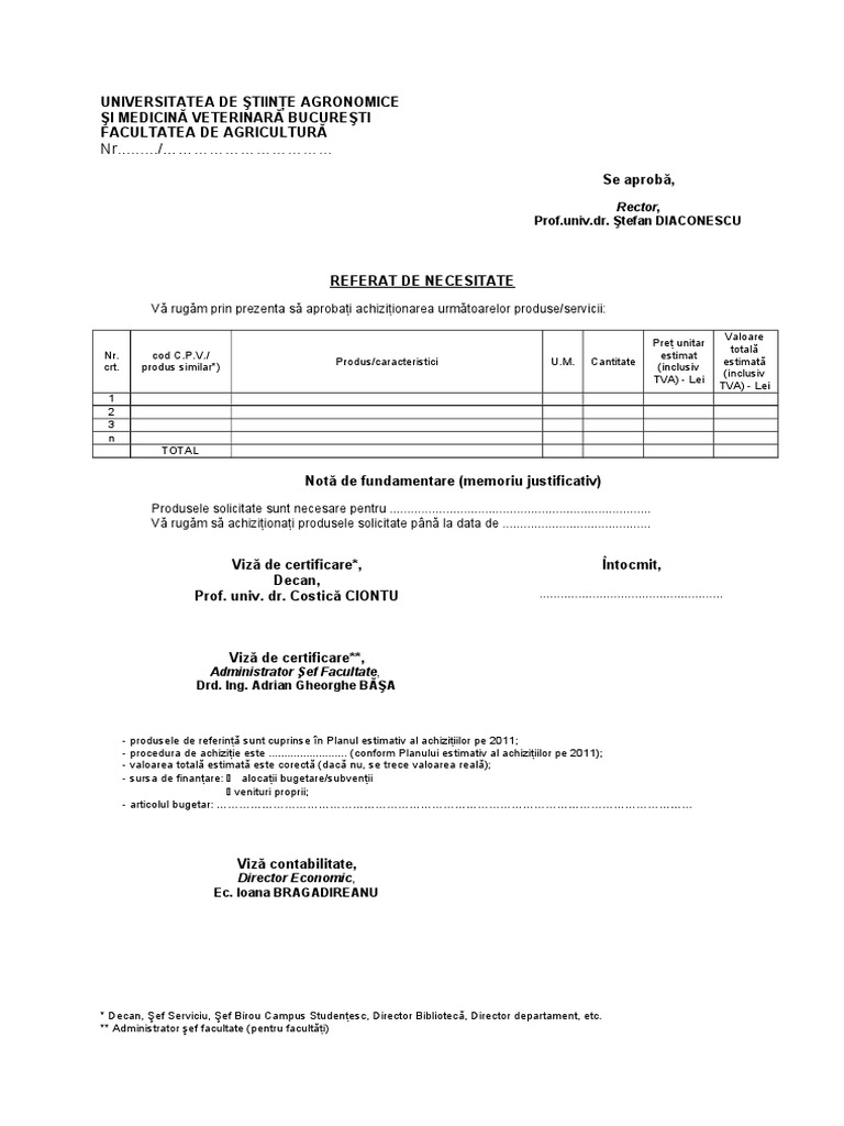 Model Referat de necesitate.doc