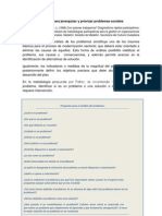 Tecnicas para Jerarquizar y Priorizar Problemas Sociales