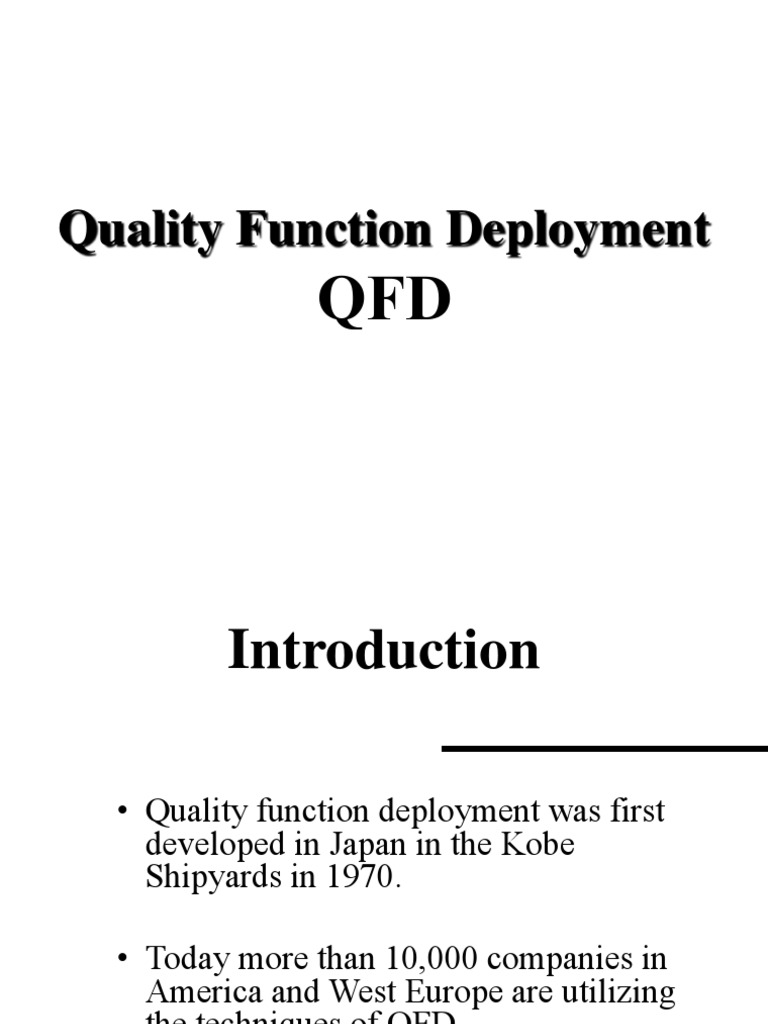 Quality Function Deployment PDF New Product Development Matrix (Mathematics)