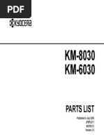 Parts Manual Km-6030_8030