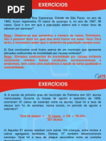 EXERCÍCIOS+DE+EST.+APLIC.+À+EPID.