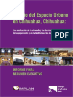 Estudio de Espacio Urbano en Chihuahua