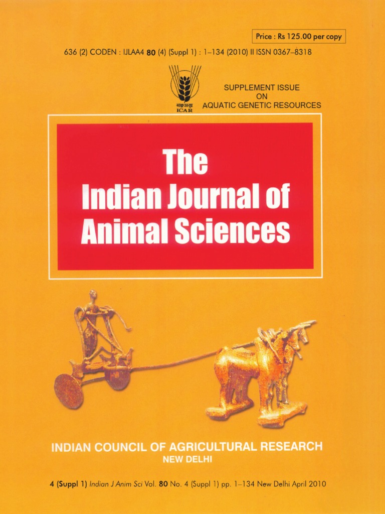 Indian Animal Science Journal | PDF | Conservation Biology