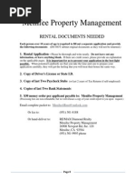 Menifee Property Management: Rental Documents Needed