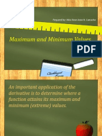 Maximum and Minimum