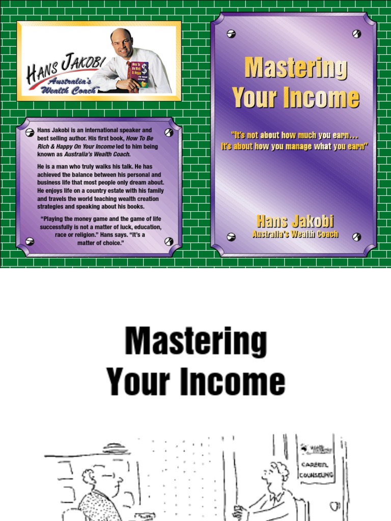 Mastering Your Income | PDF | Profit (Accounting) | Investing