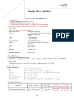 Material Safety Data Sheet: 1. Identification of The Substance/mixture and of The Company/Undertaking