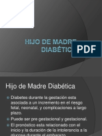 Hijo de Madre Diabetica 25.6