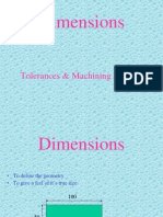 Dimensioning Tolerances