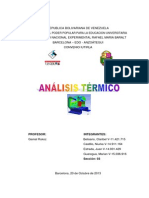 Analisis Termico