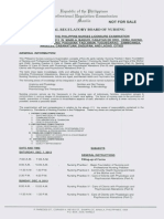 PRC Program of Examination For The December 2013 Philippine Nursing Board Exam (NLE)