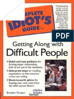 The Complete Idiot's Guide To Getting Along With Difficult People PDF
