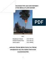 Sistem Perancangan Pipa Gas Dari Refinery Destilation Menuju Flare Burner