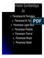 PENCEMARAN SUMBER DAYA AIR