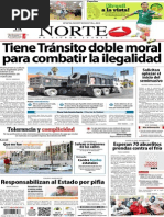Periodico Norte de Ciudad Juarez 14 de Noviembre de 2013