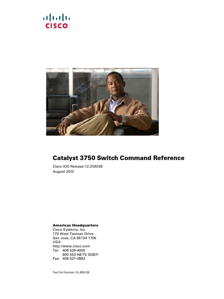 Catalyst 3750 Switch Command Reference: Cisco IOS Release 12.2 (55) SE ...