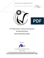 N-IVAQ 2013/2014 Accounting Quiz Rules