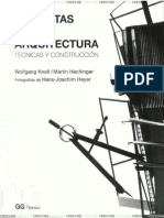 Maquetas de Arquitectura - Tecnicas y Construccion - Knoll, Hechinger (5ta Edición)