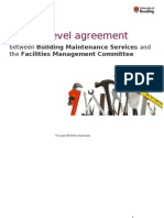 Service Level Agreement: Between Building Maintenance Services and The Facilities Management Committee