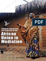 African Union in Mediation: Towards Enhancing The Capacity of The