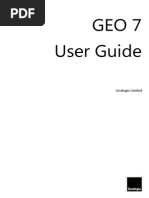 Geo 7 User Guide: Geologix Limited