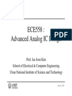 ECE558: Advanced Analog IC Design
