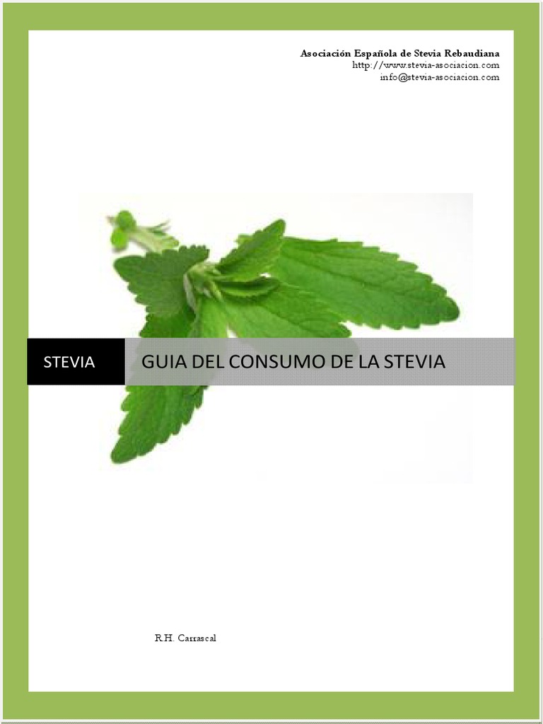 Resultado de imagen para Guia de consumo de la  stevia