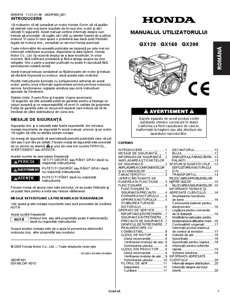 MANUAL HONDA GX160 .pdf
