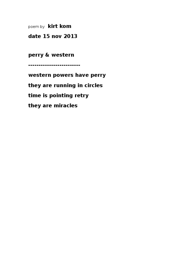 Perry & Western | PDF