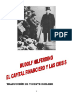 Hilferding El Capital Financiero y Las Crisis