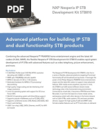 Download NXP Nexperia IP STB - Development Kit STB810 by Emil Blume SN184122310 doc pdf