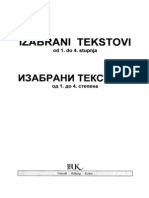 Izabrani Tekstovi Za Decu Od I Do IV Razreda - Dvojezicno Izdanje, Nemacko-Srpsko PDF