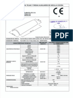 Ficha Técnica Teja Curva