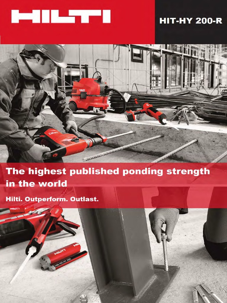 Hilti HIT-HY 200-R Technical Overview | PDF | Drill | Drilling