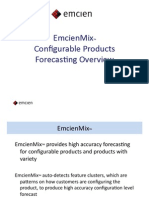 EmcienMix Configurable Products Forecasting Overview
