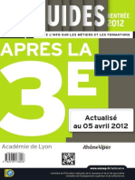 Guide Apres 3e Lyon 2012