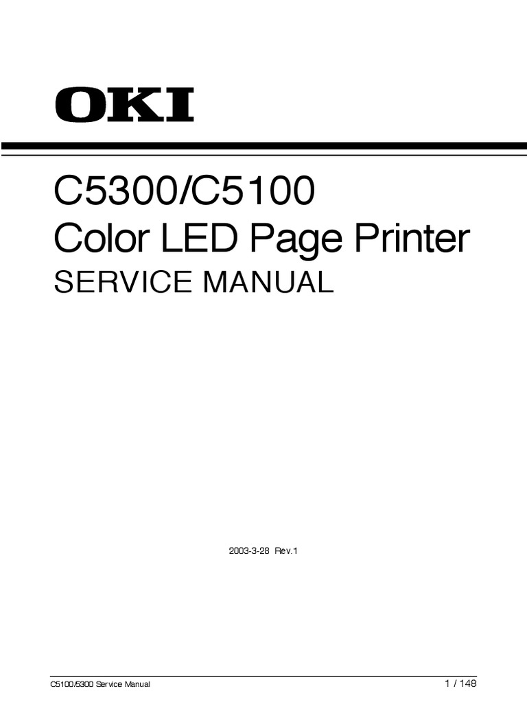 Oki C810 Service Manual