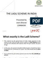 THE LADLI SCHEME IN INDIA Presentation. THE LADLI SCHEME IN INDIA Presentation