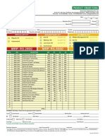 Productorderform PDF