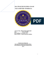 Laporan Praktikum Voltameter Tembaga