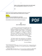 Variaciones en Torno Al Pensamiento Pedagogico de Jose Marti j.rodriguez