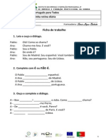 Ficha de Trabalho: Português para Todos