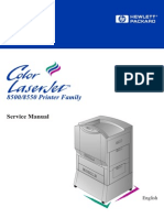 HP Color LaserJet 8500 8550 Parts & Service Manual