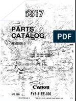 Canon NP6317 Parts Manual